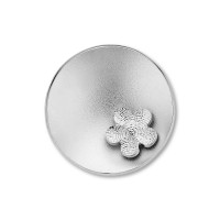 Sphere Flower silver 25mm